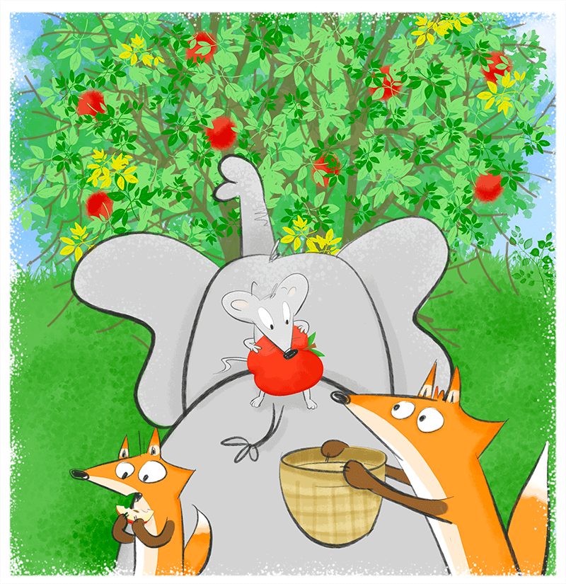 Apple Picking with Fox and Kit